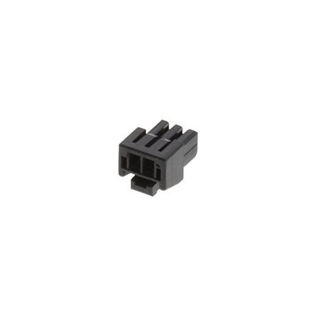 Molex 1.25WTB SINGLE REC HSG 2CKT BLACK 505565-0201
